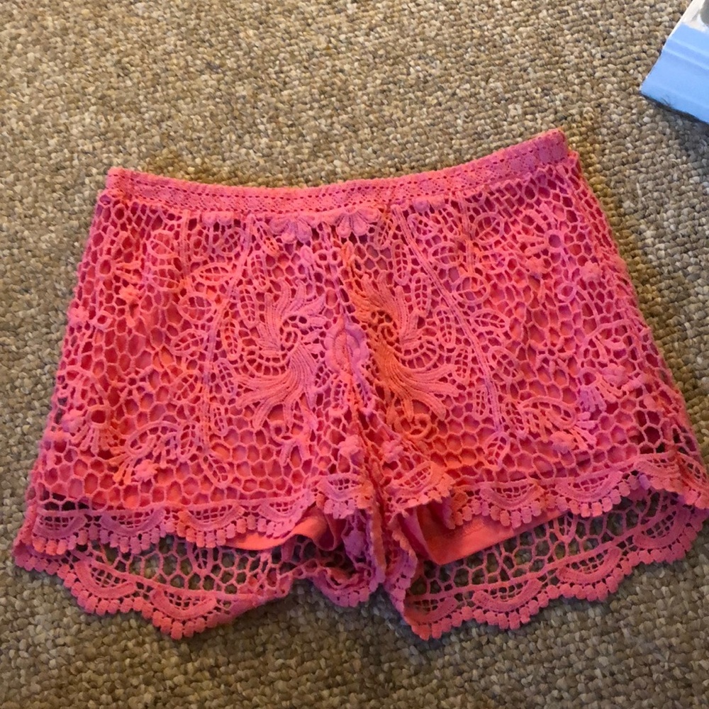 lace shorts